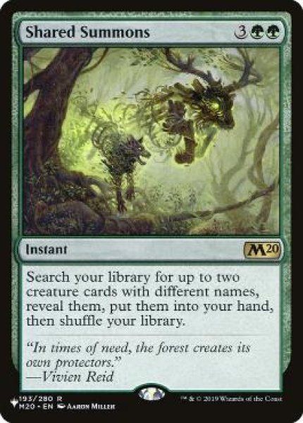 画像1: 呼応した呼集/Shared Summons《英語》【Reprint Cards(The List)】 (1)