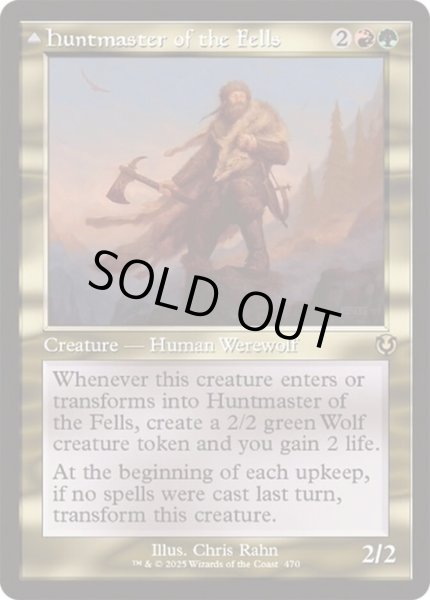 画像1: (FOIL)(旧枠仕様)高原の狩りの達人/Huntmaster of the Fells《英語》【INR】 (1)