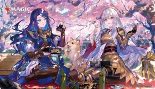 MTG 放浪皇 お花見スリーブセット　2個 スリーブ『放浪皇のお花見（放浪皇） 』50枚入り《-》【スリーブ】