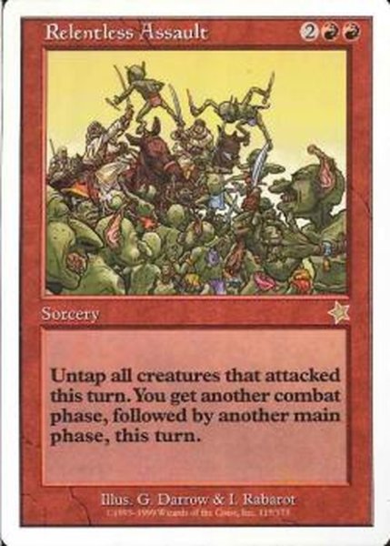 画像1: [EX]連続突撃/Relentless Assault《英語》【S99】 (1)