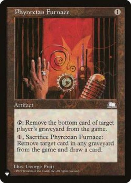 画像1: [EX]ファイレクシアの炉/Phyrexian Furnace《英語》【Reprint Cards(The List)】 (1)