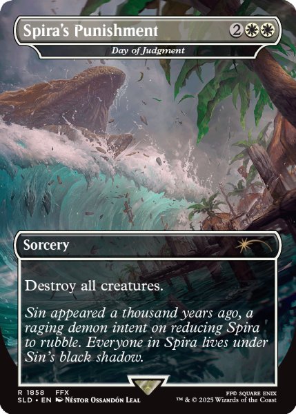 画像1: [EX+](FOIL)(1858)スピラの罰/Spira's Punishment　//　審判の日/Day of Judgment《英語》【SLD】 (1)