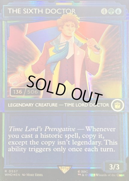画像1: [EX+](ダブルレインボウFOIL)６代目ドクター/The Sixth Doctor《英語》【WHO】 (1)