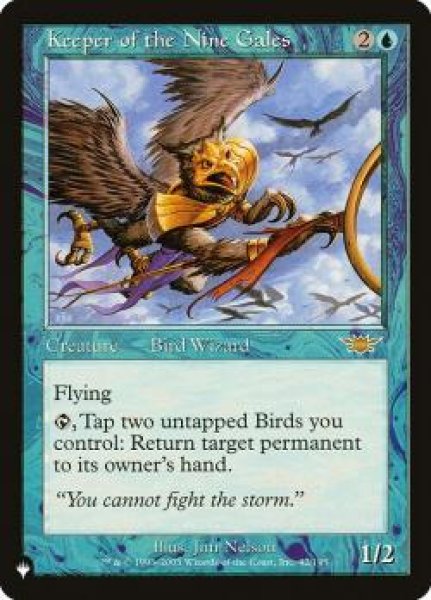 画像1: 九つの強風の守り手/Keeper of the Nine Gales《英語》【Reprint Cards(The List)】 (1)