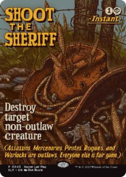 画像1: [EX+](0043)保安官を撃て/Shoot the Sheriff《英語》【Secret Lair Showdown】 (1)