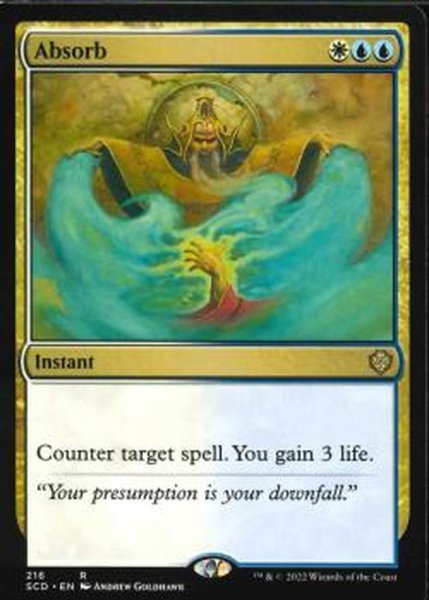 画像1: 吸収/Absorb《英語》【Starter Commander Decks】 (1)