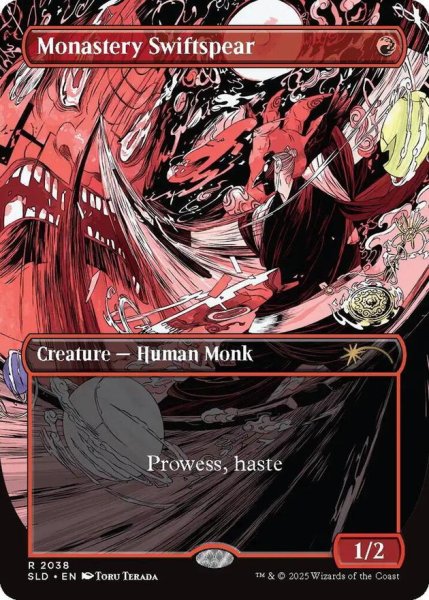 画像1: [EX+](FOIL)(2038)僧院の速槍/Monastery Swiftspear《英語》【SLD】 (1)