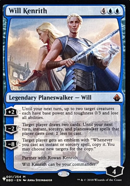 画像1: ウィル・ケンリス/Will Kenrith《英語》【Reprint Cards(The List)】 (1)