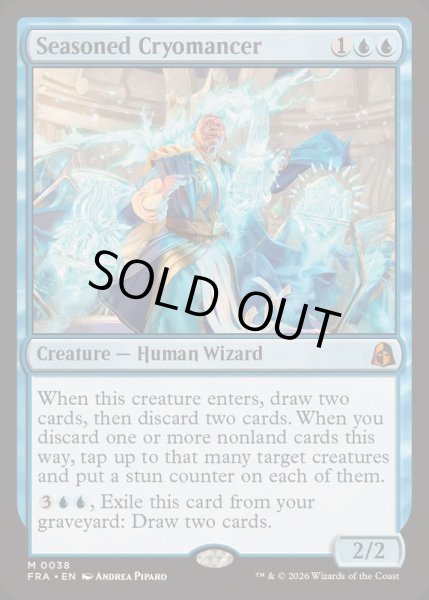 画像1: [EX+](FOIL)歴戦の冷術士/Seasoned Cryomancer《英語》【FRA】 (1)
