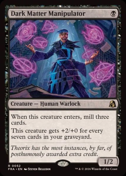 画像1: (FOIL)暗黒物質の操り手/Dark Matter Manipulator《英語》【FRA】 (1)