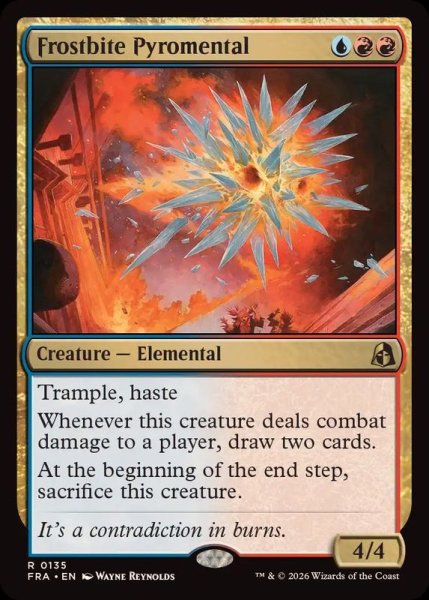 画像1: (FOIL)凍傷の紅蓮精霊/Frostbite Pyromental《英語》【FRA】 (1)