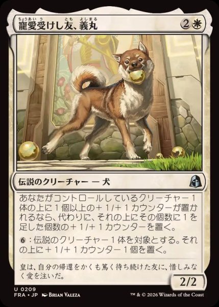 画像1: 寵愛受けし友、義丸/Yoshimaru, Beloved Companion《日本語》【FRA】 (1)
