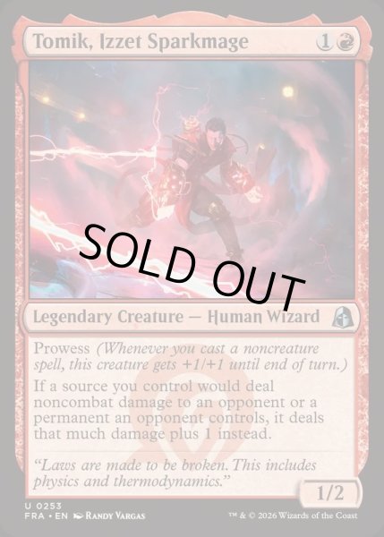画像1: イゼットの火花魔道士、トミク/Tomik, Izzet Sparkmage《英語》【FRA】 (1)