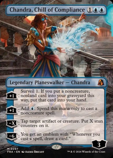 画像1: [EX+](フルアート)遵守の冷気、チャンドラ/Chandra, Chill of Compliance《英語》【FRA】 (1)