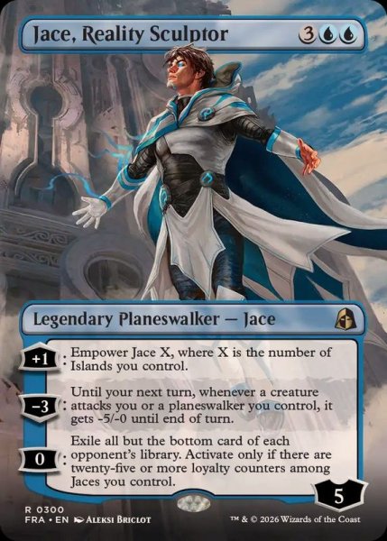 画像1: (フルアート)現実を彫る者、ジェイス/Jace, Reality Sculptor《英語》【FRA】 (1)