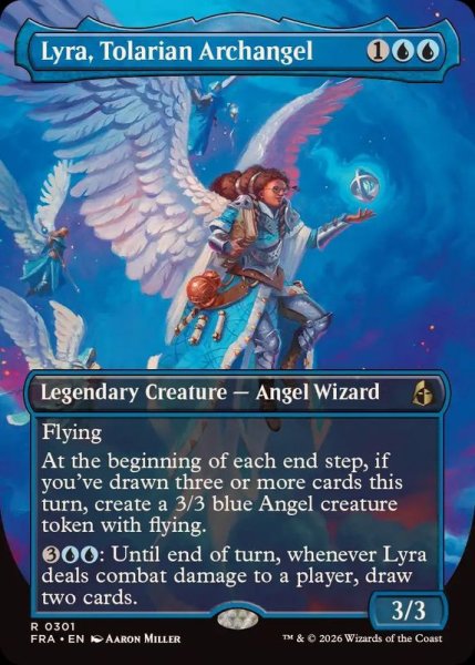 画像1: (FOIL)(フルアート)トレイリアの大天使、ライラ/Lyra, Tolarian Archangel《英語》【FRA】 (1)