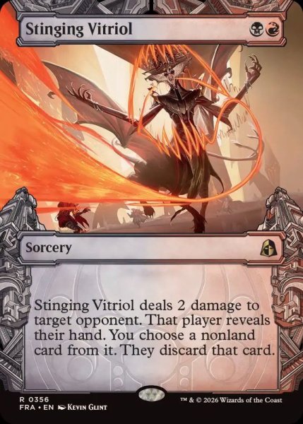 画像1: (FOIL)(ショーケース枠)抉り穿つ言葉/Stinging Vitriol《英語》【FRA】 (1)