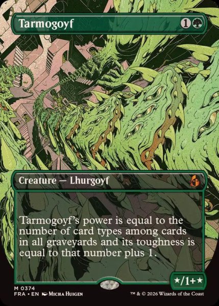 画像1: (FOIL)(フルアート)タルモゴイフ/Tarmogoyf《英語》【FRA】 (1)