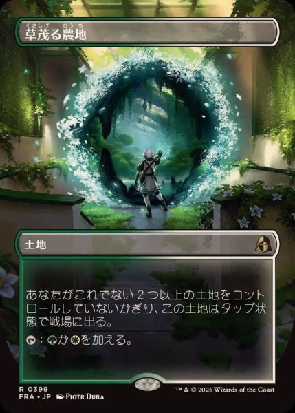 画像1: (FOIL)(フルアート)草茂る農地/Overgrown Farmland《日本語》【FRA】 (1)
