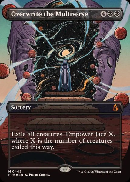画像1: (FOIL)(フルアート)(0445)多元宇宙の上書き/Overwrite the Multiverse《英語》【FRA】 (1)