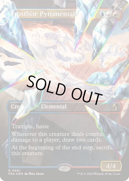EX+](ファセットFOIL)凍傷の紅蓮精霊/Frostbite Pyromental《英語》【FRA】