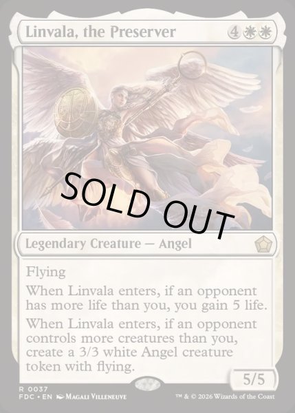 画像1: [EX+]保護者、リンヴァーラ/Linvala, the Preserver《英語》【FDC】 (1)