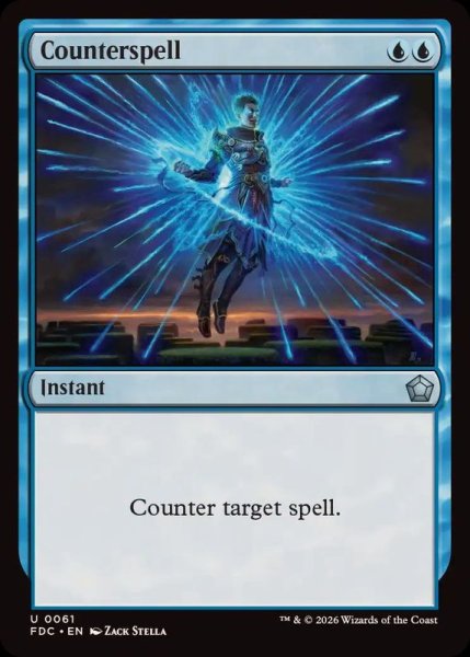 画像1: 対抗呪文/Counterspell《英語》【FDC】 (1)