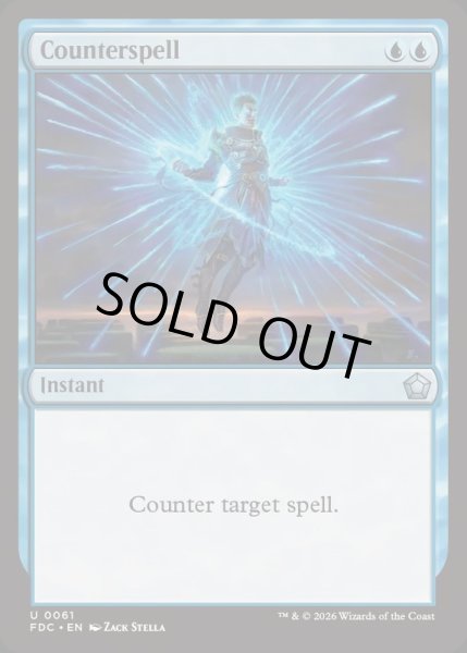 画像1: [EX+]対抗呪文/Counterspell《英語》【FDC】 (1)