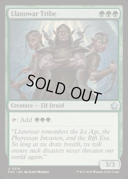 画像1: ラノワールの部族/Llanowar Tribe《英語》【FDC】 (1)