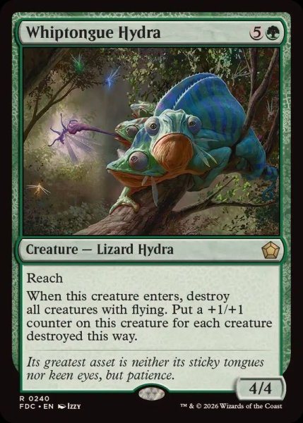 画像1: 舌長ハイドラ/Whiptongue Hydra《英語》【FDC】 (1)