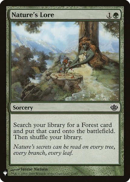 画像1: (GvL)自然の知識/Nature's Lore《英語》【Reprint Cards(Mystery Booster)】 (1)