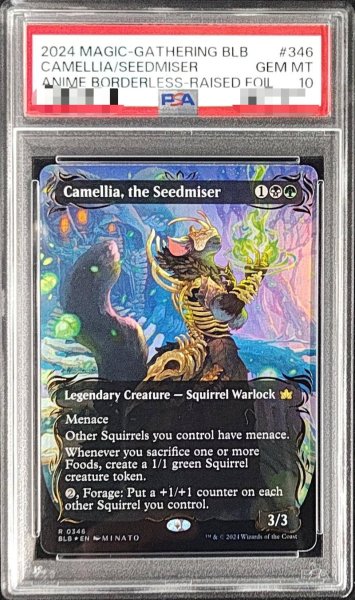 画像1: 〔PSA10鑑定済〕(レイズドFOIL)種選奴、カメリア/Camellia, the Seedmiser《英語》【BLB】 (1)