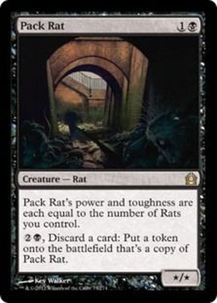画像1: [EX+]群れネズミ/Pack Rat《英語》【RTR】 (1)