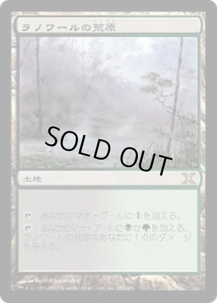 画像1: [EX+]ラノワールの荒原/Llanowar Wastes《日本語》【10E】 (1)