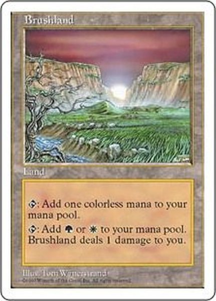 画像1: [EX]低木林地/Brushland《英語》【5ED】 (1)