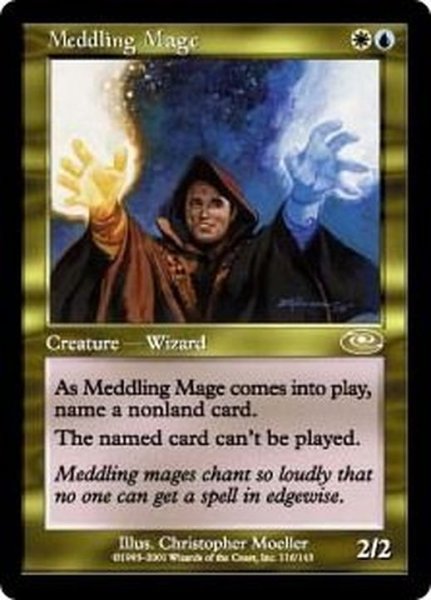 画像1: [EX+]翻弄する魔道士/Meddling Mage《英語》【PLS】 (1)