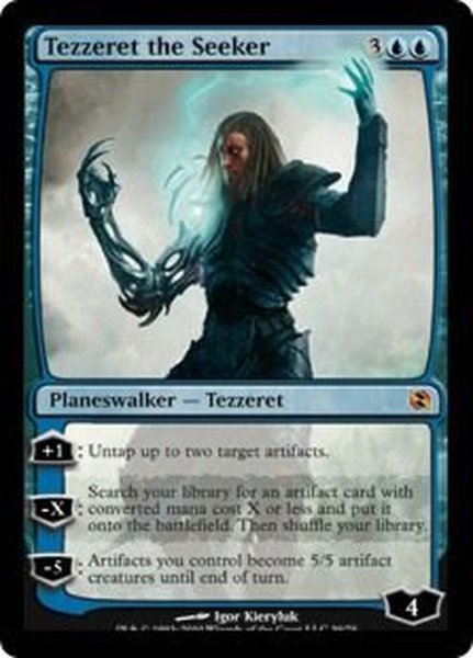 画像1: [EX+]求道者テゼレット/Tezzeret the Seeker《英語》【Duel Decks: Elspeth vs. Tezzeret】 (1)