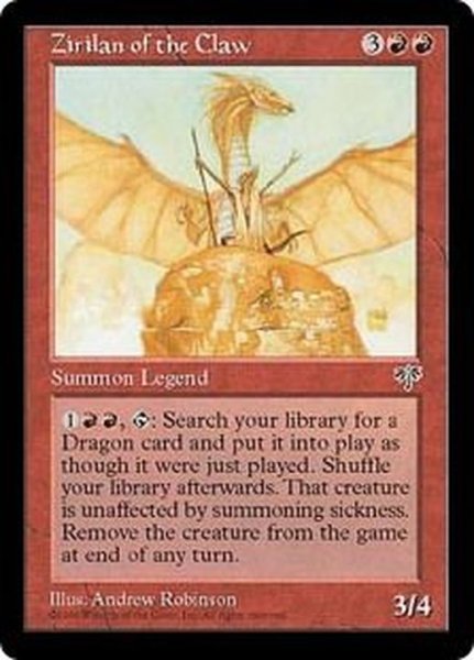 画像1: [HPLD]鉤爪のジィーリィーラン/Zirilan of the Claw《日本語》【MIR】 (1)