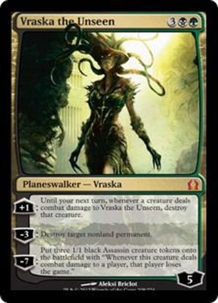 画像1: 見えざる者、ヴラスカ/Vraska the Unseen《英語》【RTR】 (1)