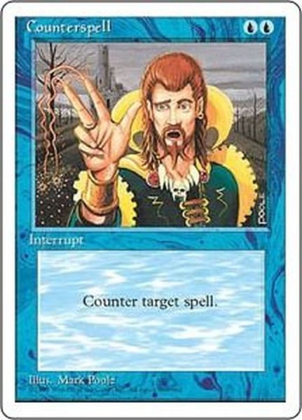 画像1: 対抗呪文/Counterspell《英語》【4ED】 (1)