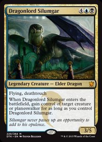 画像1: [EX]龍王シルムガル/Dragonlord Silumgar《英語》【DTK】 (1)