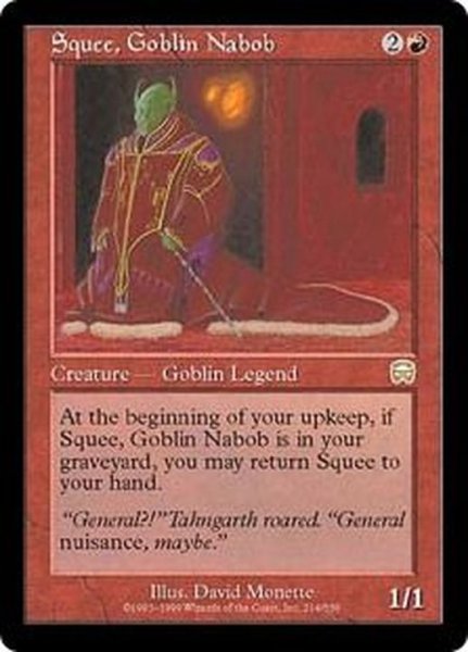 画像1: ゴブリンの太守スクイー/Squee, Goblin Nabob《英語》【MMQ】 (1)