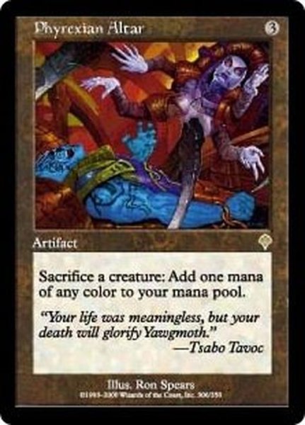 画像1: [EX+]ファイレクシアの供犠台/Phyrexian Altar《英語》【INV】 (1)