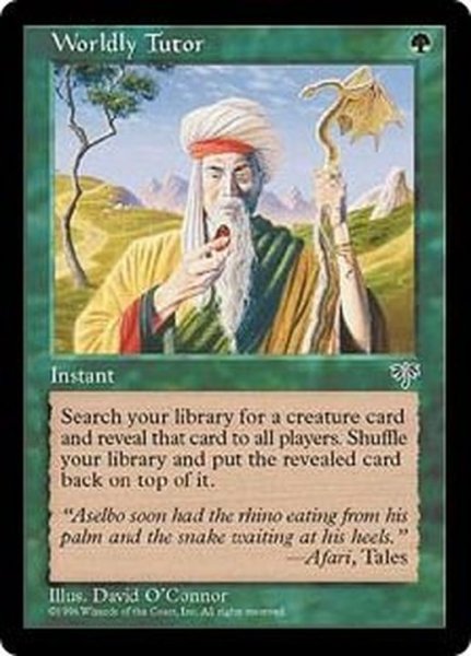 画像1: [HPLD]俗世の教示者/Worldly Tutor《英語》【MIR】 (1)