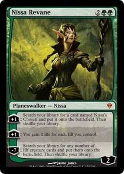 画像1: [EX+]ニッサ・レヴェイン/Nissa Revane《英語》【ZEN】 (1)