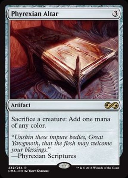 画像1: ファイレクシアの供犠台/Phyrexian Altar《英語》【UMA】 (1)