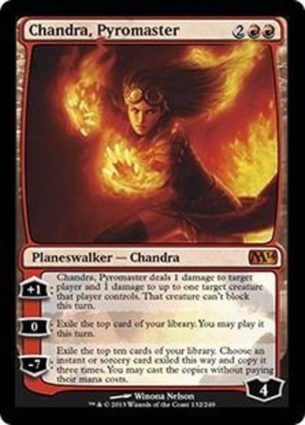 画像1: [EX+]紅蓮の達人チャンドラ/Chandra, Pyromaster《英語》【M14】 (1)