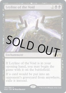 虚空の力線　foil 英語　M20 虚空の力線 foil 英語 M20 虚空の力線/Leyline of the Void《