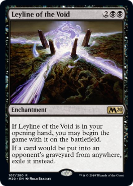 画像1: 虚空の力線/Leyline of the Void《英語》【M20】 (1)