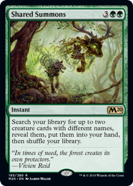 画像1: [EX]呼応した呼集/Shared Summons《英語》【M20】 (1)